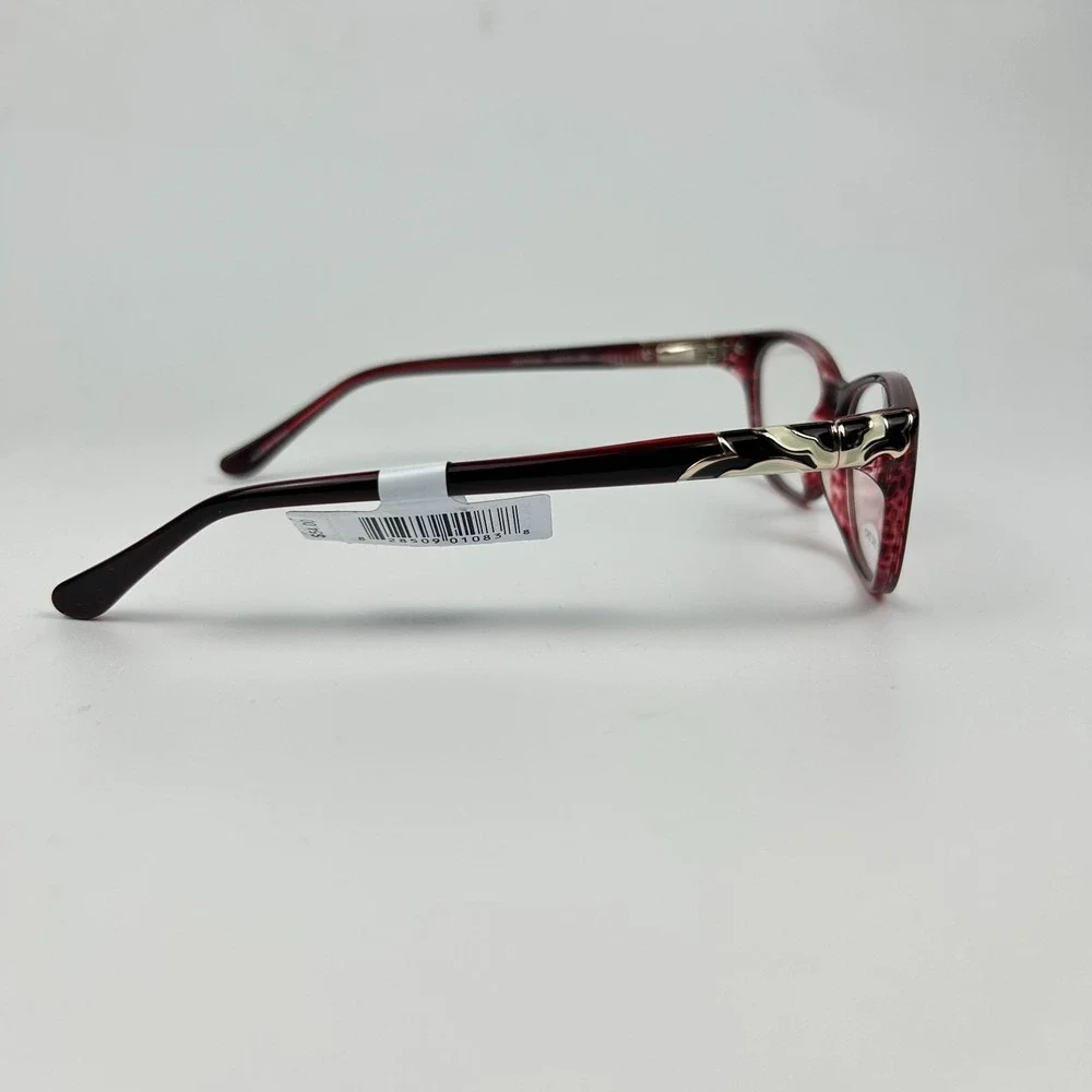 Designer Looks for Less FM16048 Women Eyeglasses Frame Wine Cat Eye 54-15-135 mm